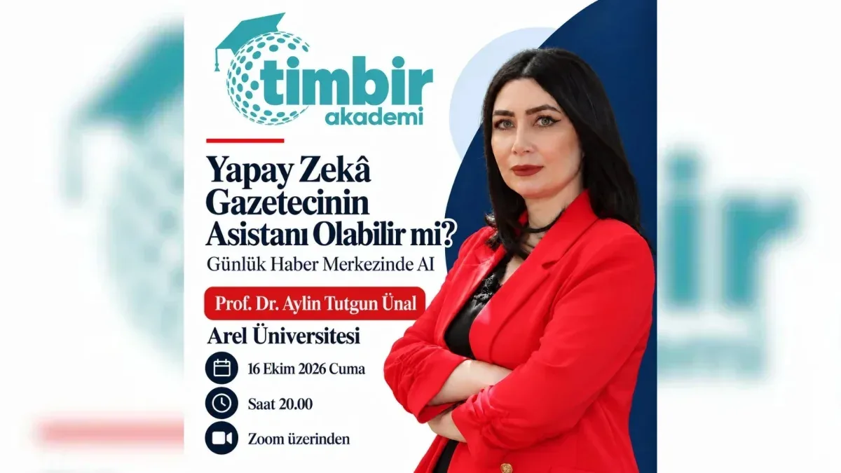 TİMBİR Akademi’de “Yapay Zeka Gazetecinin Asistanı Olabilir mi?” eğitimi