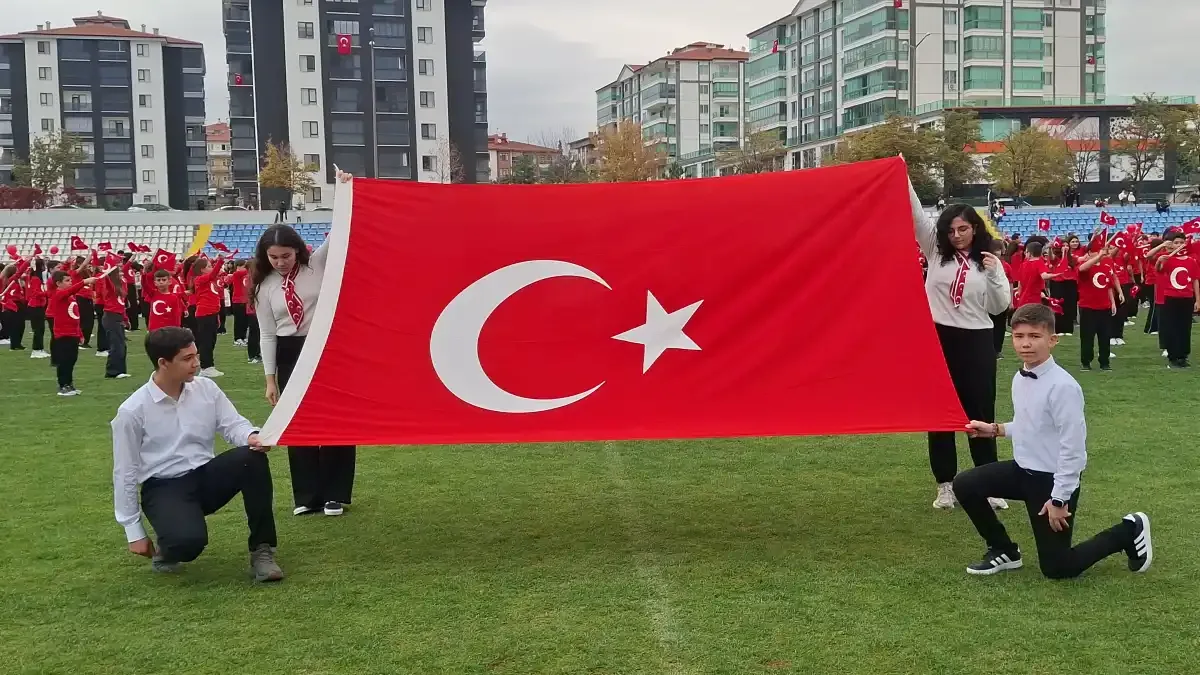 Başkentin Beypazarı ilçesinde Cumhuriyet bayramı coşkusu