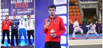 Eyyübiye’den dünya ikinciliğine! Savaş Öğüş gümüş madalya kazandı